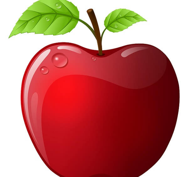 manzana vectorial