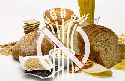 Foto de diferentes tipos de panes con el símbolo universal de sin gluten