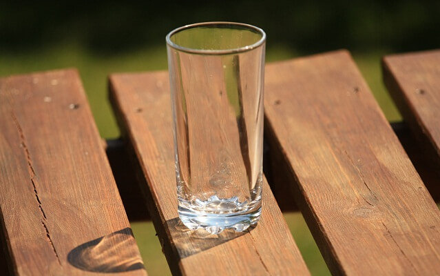 vaso de cristal