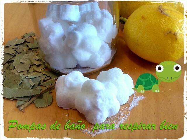 pompas de bano junto a eucalipto y limon