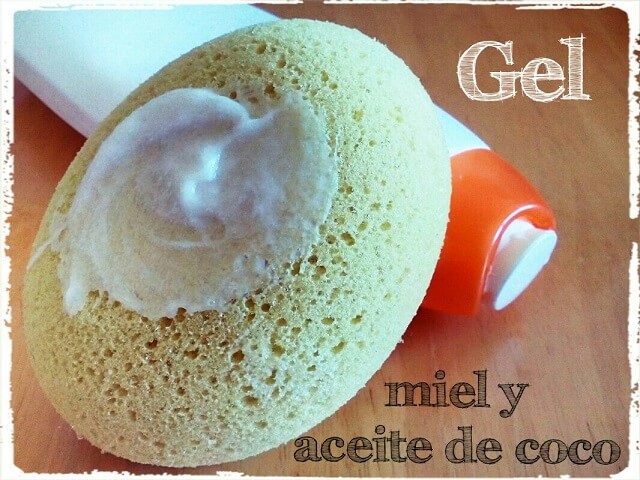 esponja con gel casero